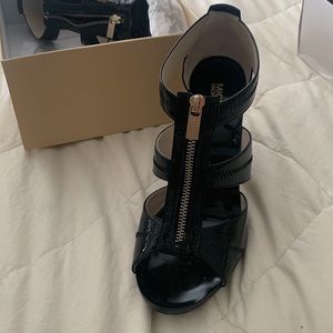 Michael Kors black patent heels